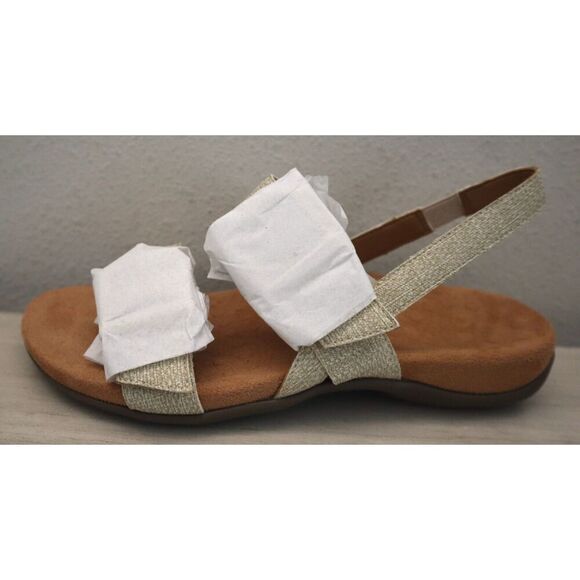 Vionic Women's Sz 7.5W Oatmeal/Beige Synthetic Reese Slingback Sandals - Picture 5 of 16